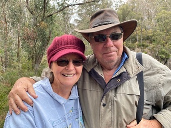 Lyn Green and husband PhysioBA